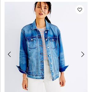 Madewell Oversized Jean Jacket in Capstone Wash